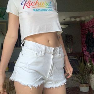 JUSTUSA Distressed Shorts